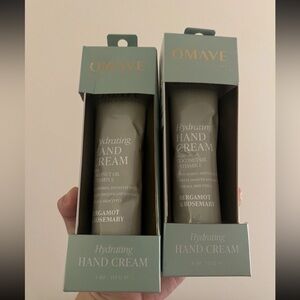 OMAVE LUXURY BODYCARE BERGAMOT & ROSEMARY HAND CREAMS 2-4oz